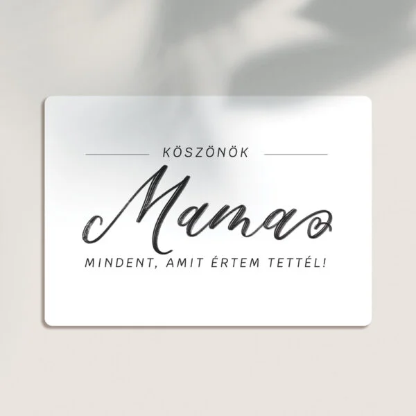 Képeslap - kalligrafikus - Mama