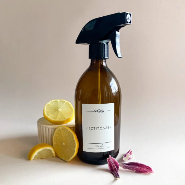Szórófejes barna üveg - 500 ml